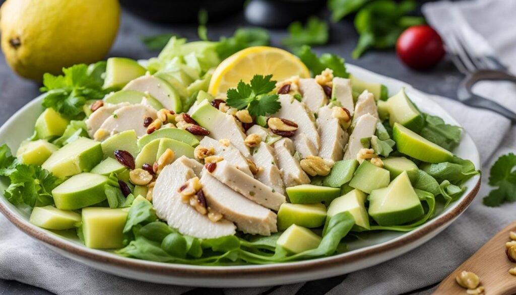Low Carb Avocado Waldorf Chicken Salad